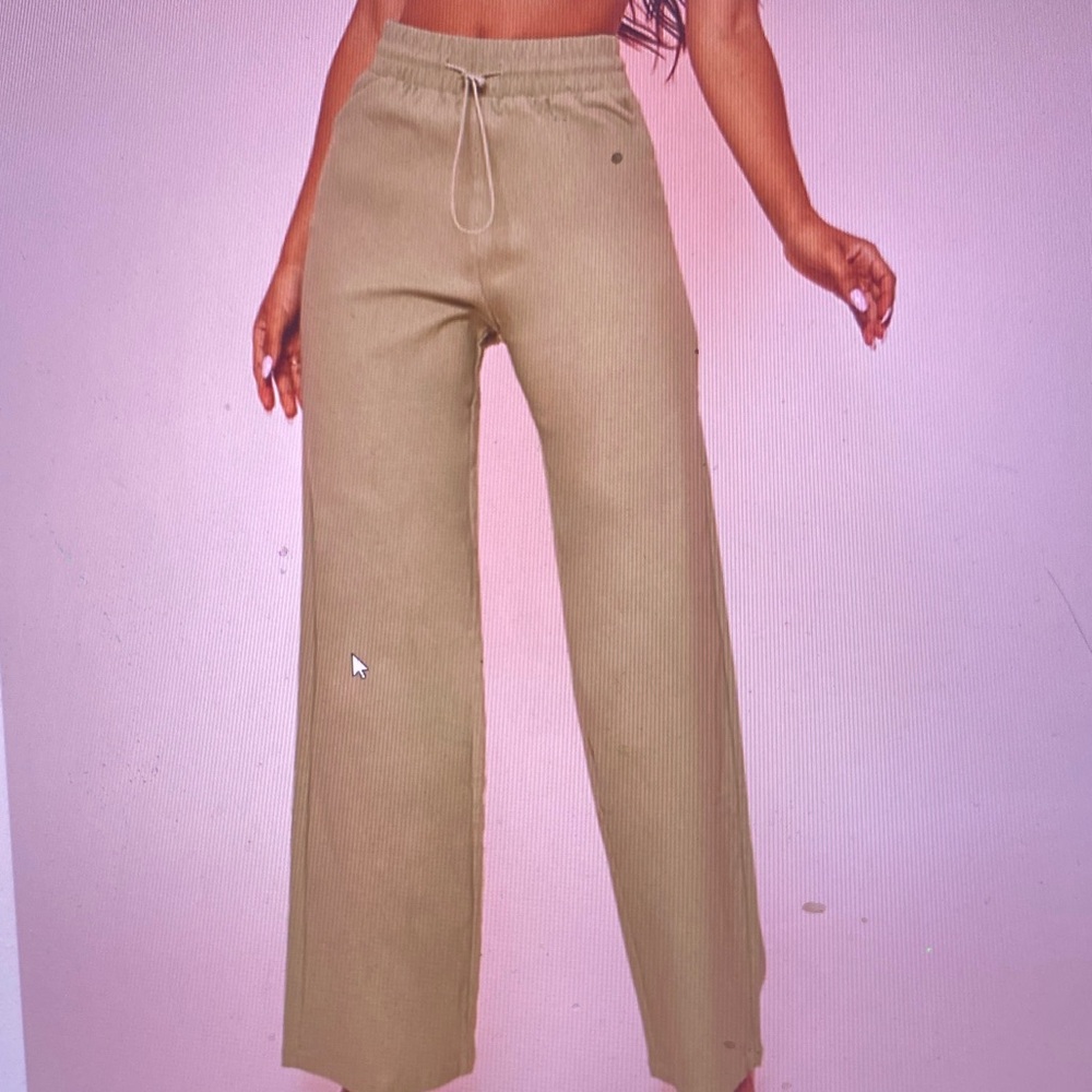 Stylish Petite Sage Straight Leg Pants